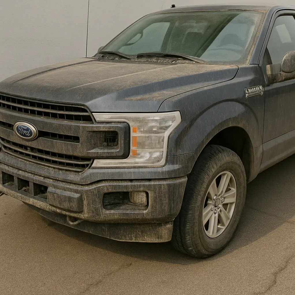 2020 Ford F-150 exterior after detailing